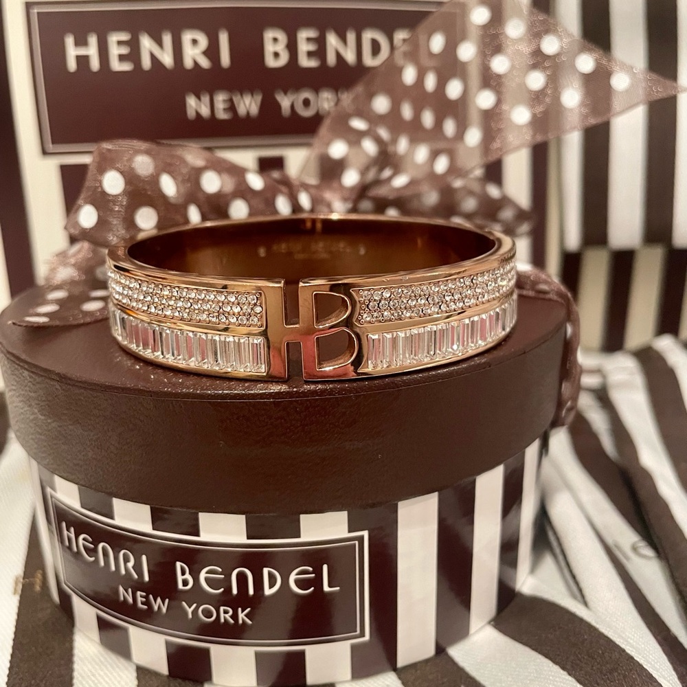 ROSE GOLD HENRI BENDEL DOUBLE BLING CUFF